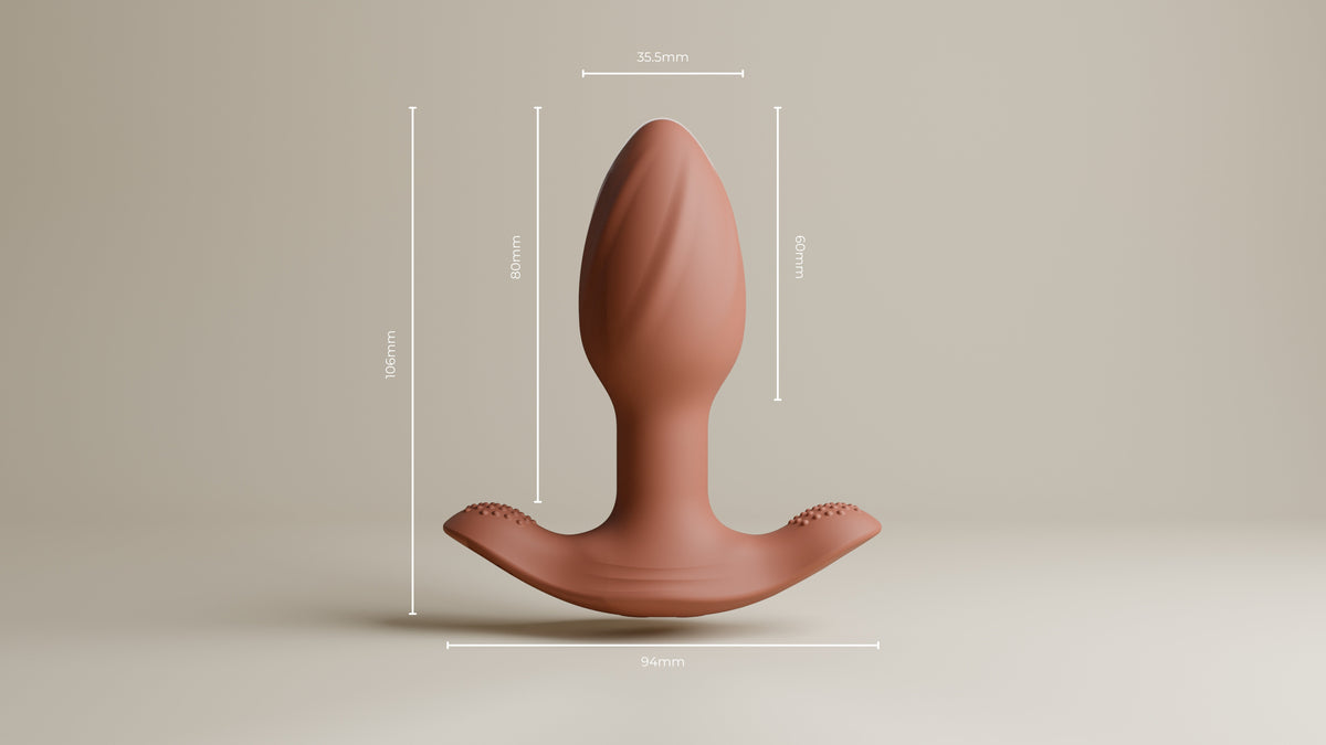 Euphora - Vibrating and Rotating Buttplug